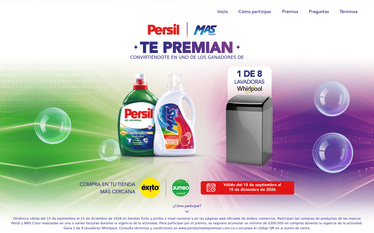 Vista previa de Persil + MAS Te Premian